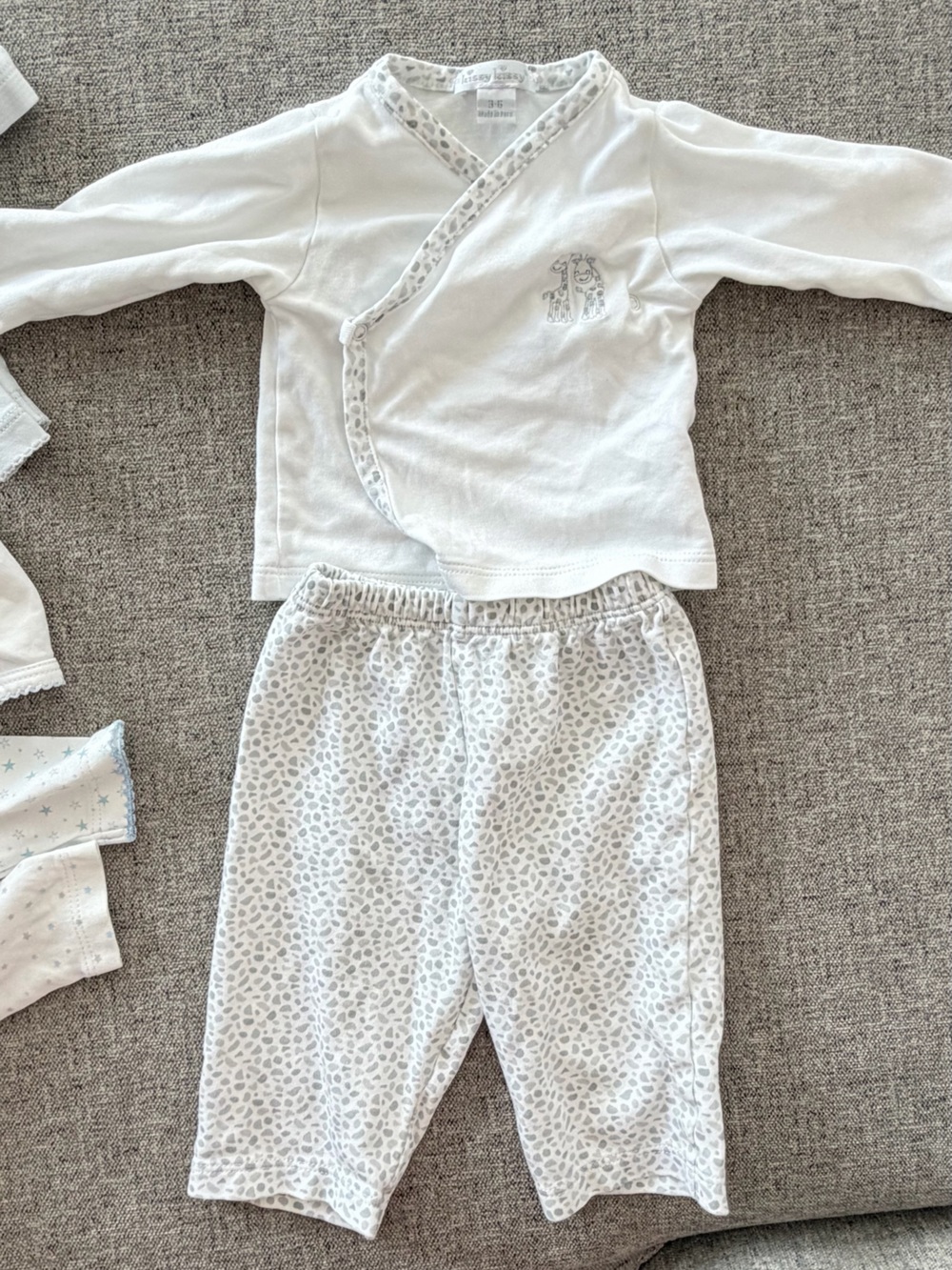 kissy kissy baby 3-6 months bundle of 9 multicolor pajamas - Picture 4 of 12